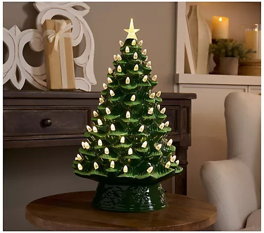 Christmas 18" Ceramic Nostalgic Tree